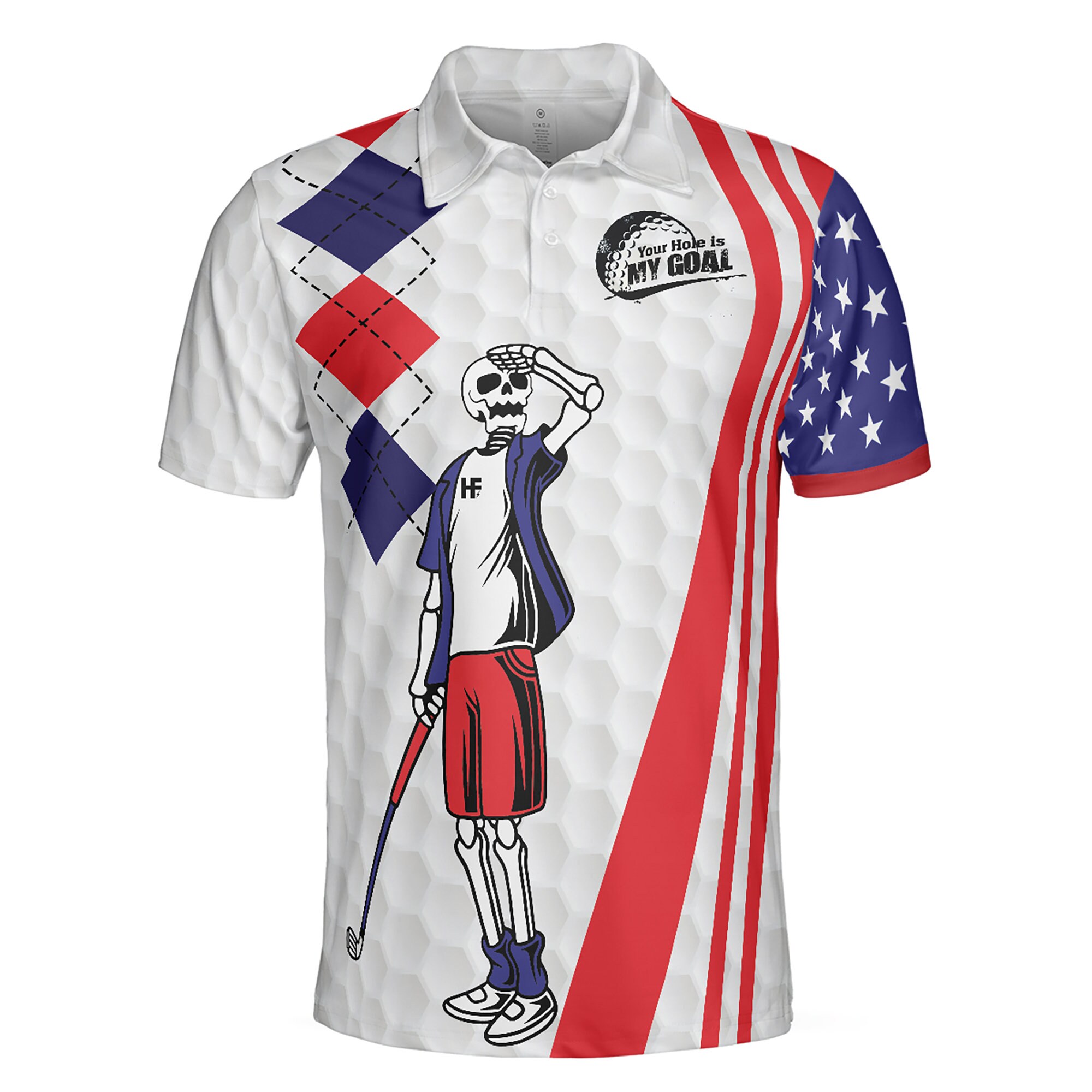 American Eagle Flag Golf, Golf American Flag 3D All Over Print Polo Shirt Size S-5Xl Teebeepro Design Foryou