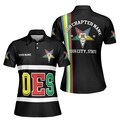 Customized Teal Blue Darts Team Women's Polo Shirt S-5XL product logo