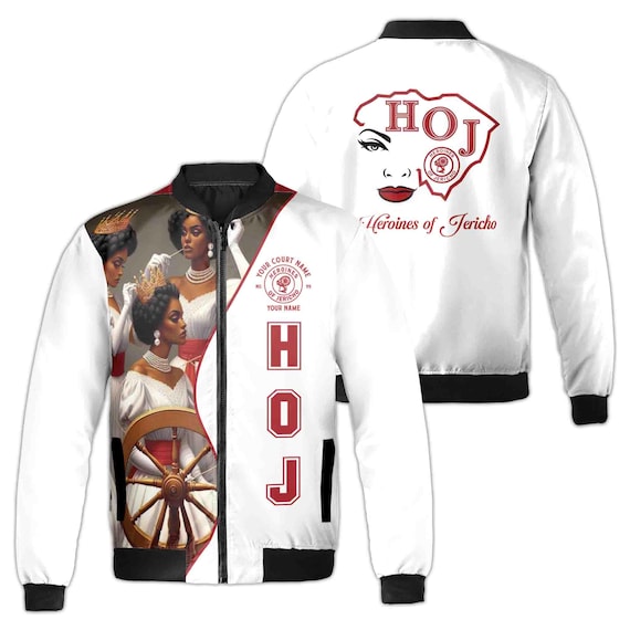 Customized Heroines of Jericho State Map Line Custom Bomber Jacket S-5XL