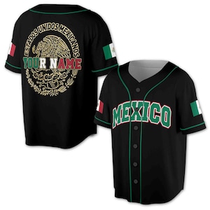 Personalization Mexico Mexican Eagle 3D Baseball Jersey S-5XL