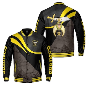 Personalized Noble Shriner Ancient Pyramid Varsity Jacker S-5XL