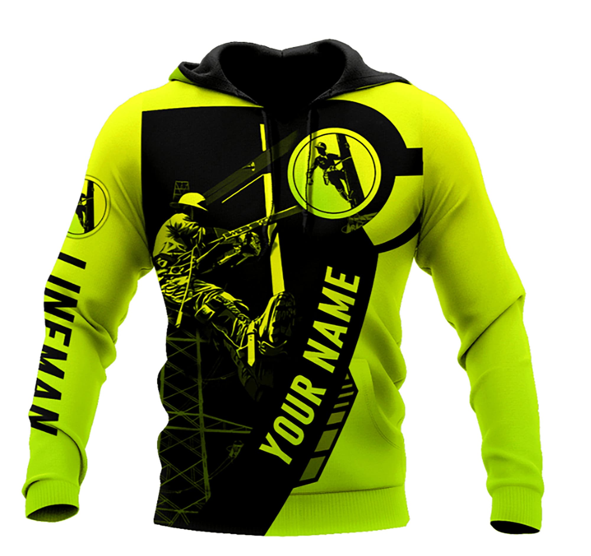 Electrician And Lineman Personalized Safety 3D All Over Print Hoodie Size S-5XL New Hoodies