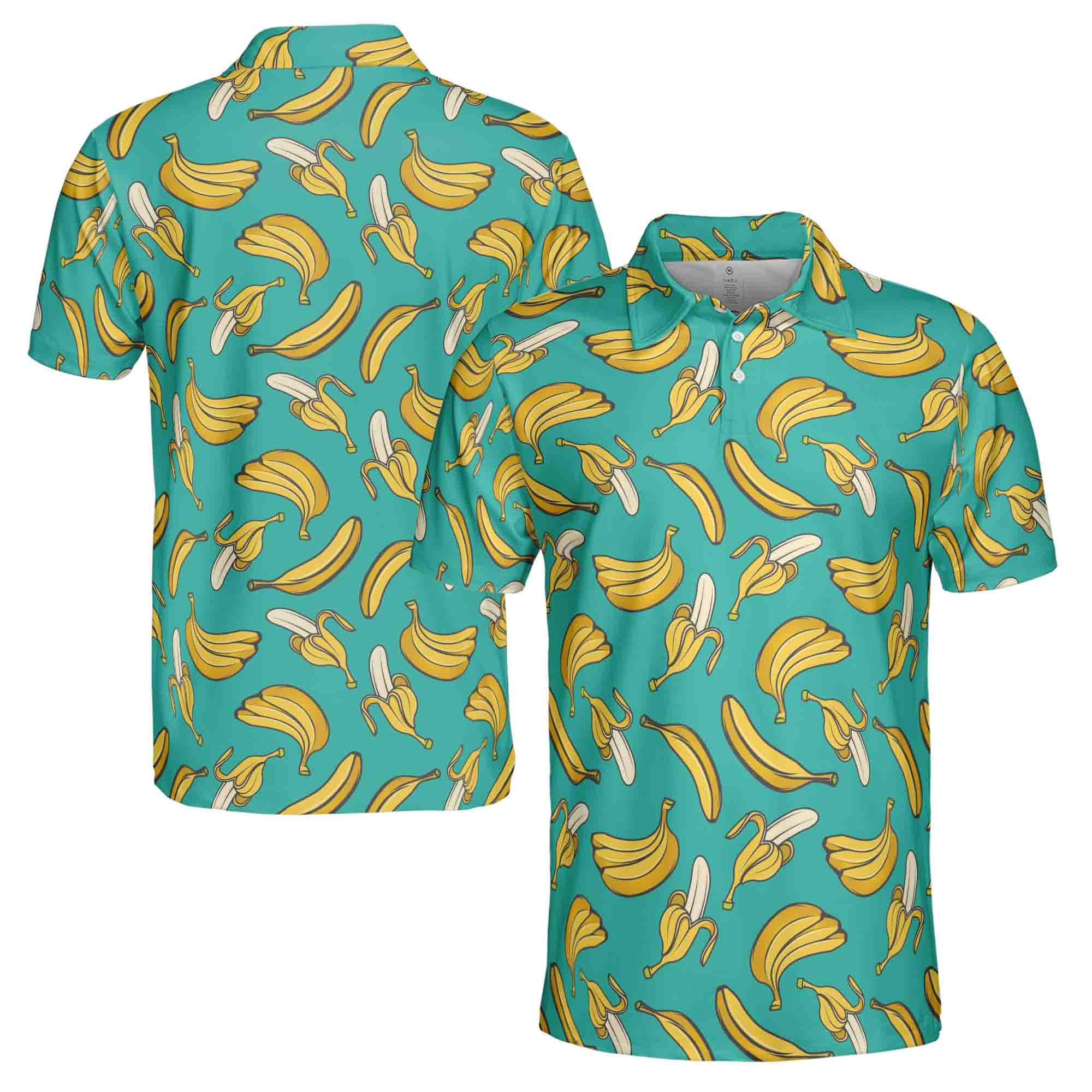 Funny Colorful Banana Golf Men's Polo Shirt S-5XL - Etsy