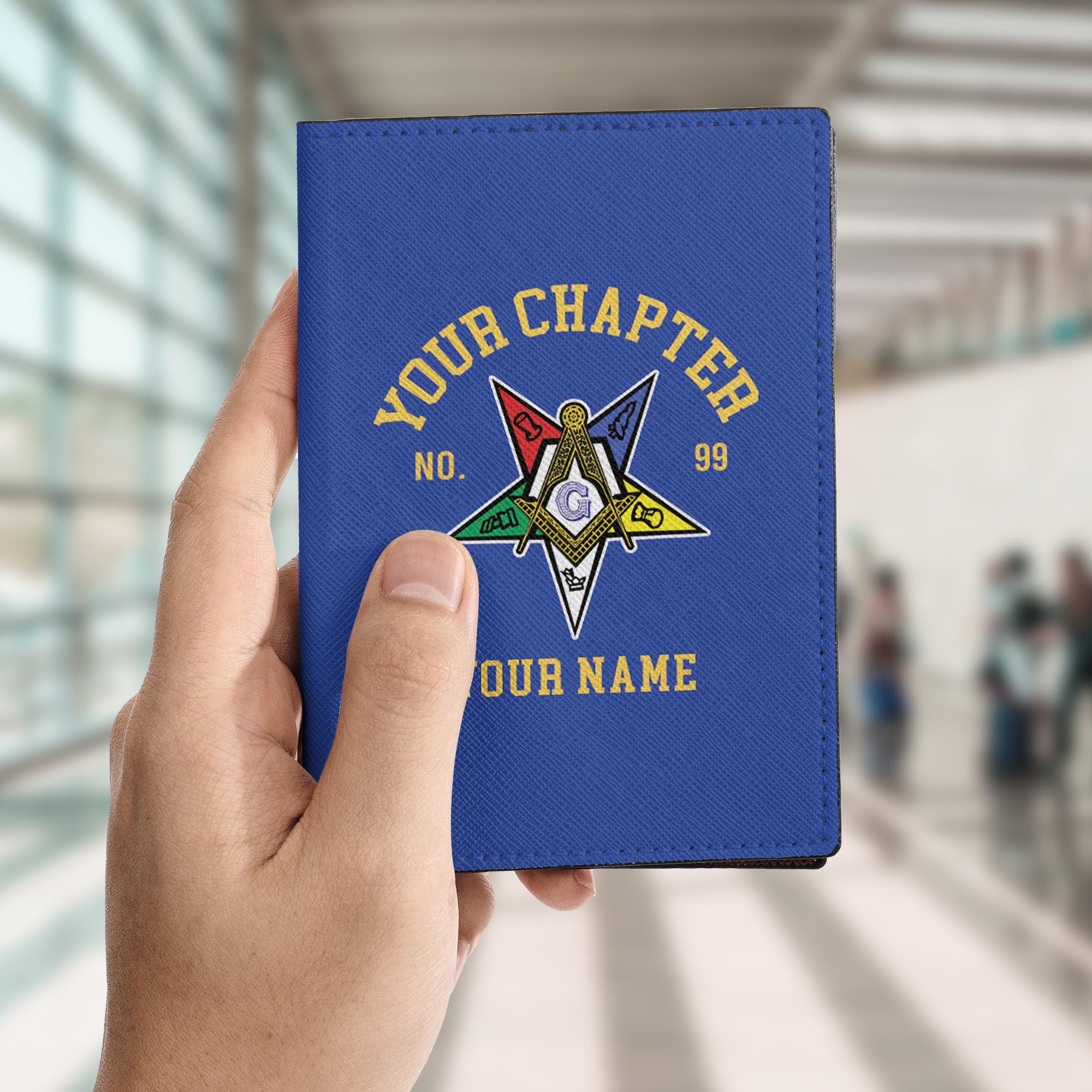 Personalized OES Masonic Past Patron Passport Holder - Etsy