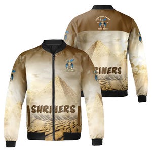 Personalized Egypt Desert Shrines Noble Bomber Jacket S-5XL