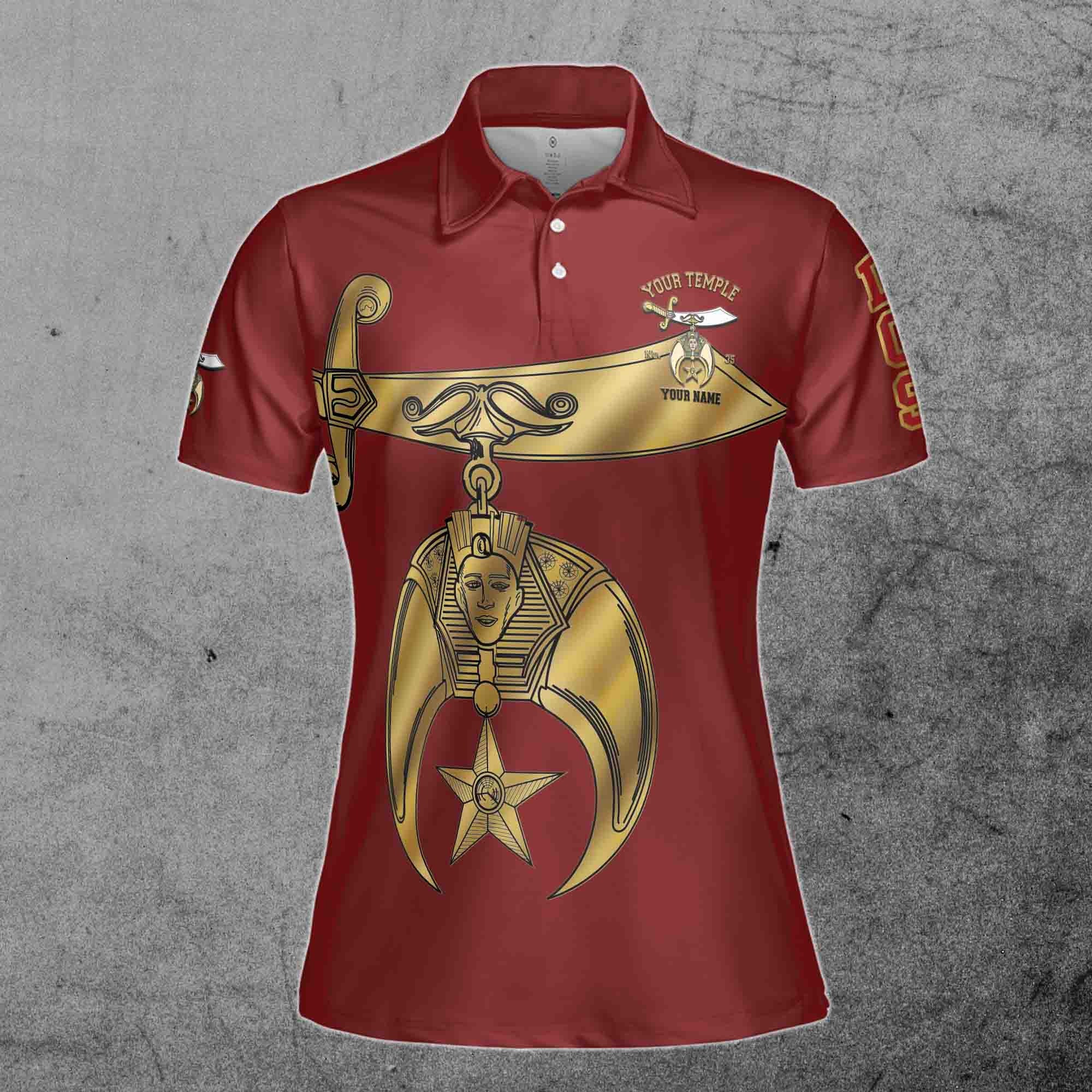 Customize Daughters of Sphinx Women Polo Shirt