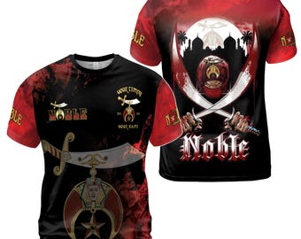 Customized Grunge Noble Shriners Dark Moon Men&#39;s T-shirt S-5XL