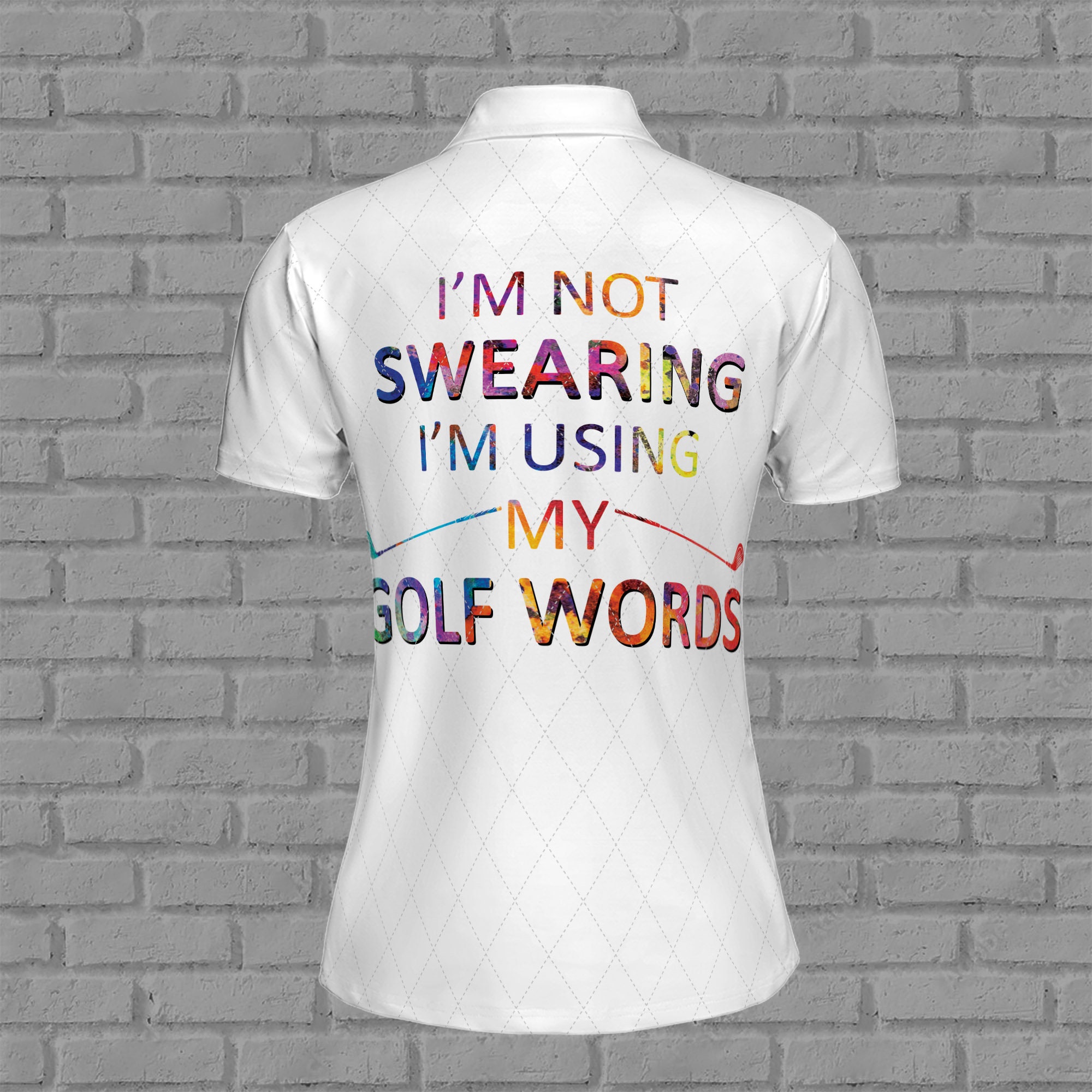 I'm Not Swearing I'm Using My Golf Word Golf Team Women Polo Shirt