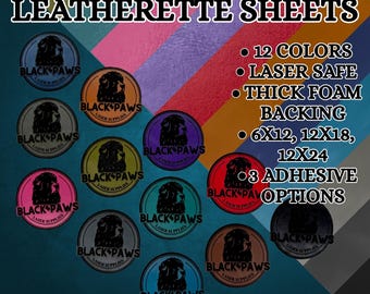 Brilliant Laser Safe Leather Premier Quality Laserable Leatherette, Laser Safe Blank Materials for Engraving Works With All Lasers