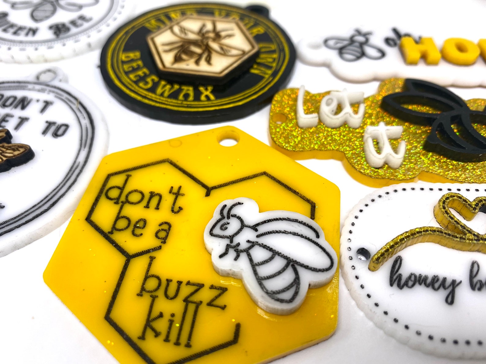 Keychain Bundle SVG File for and Laser Cutters 16 Etsy