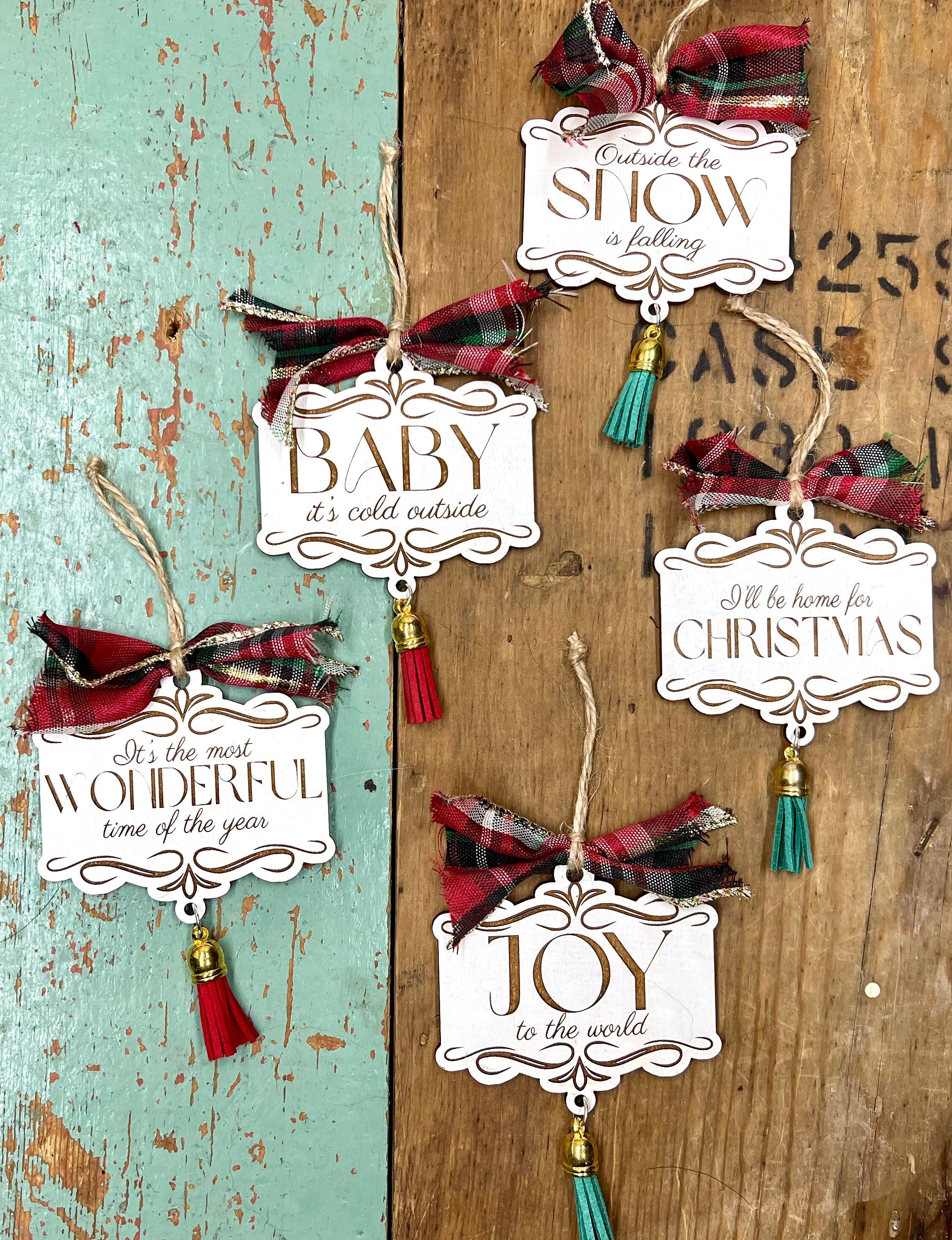 Dangle christmas ornaments