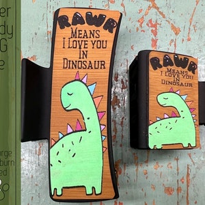 Rawr Dinosaur Hair Clip SVG File for Laser Cutters, Large and Small Claw Hair Clip Design for Laser, Glowforge SVG File