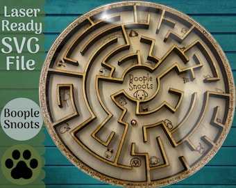 Boople Snoots Toy for Kids SVG, Laser Ready Kid Project Idea, Fun Glowforge Kid Project, Laser Ready Cut Files SVG, Fun and Unique Laser Cut