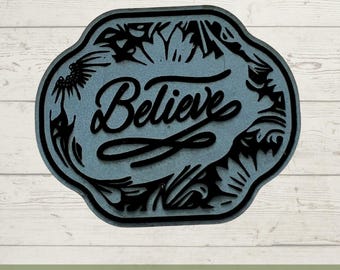 Tooled Leather SVG File Laser, Engrave File for Hat Patch and Outlined to Cut Your Own Patch Design for Laser Cutter Glowforge X-Tool