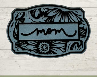 Tooled Leather SVG File Laser, Engrave File for Hat Patch and Outlined to Cut Your Own Patch Design for Laser Cutter Glowforge X-Tool