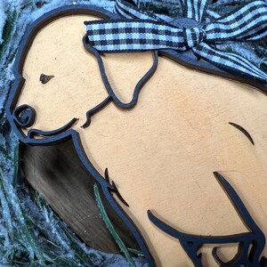 Labrador Retriever Ornament SVG File for Laser Cutters, Dog Glowforge ...