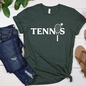 Custom Tennis Shirt, Tennis Player Shirt, Game Day Shirt, Funny Tennis Shirt, Unisex Tennis Team Shirt, Tennis Player Present, Tennis Gifts