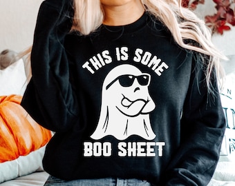 Boo Sheet Ghost Sweatshirt: Spooky Halloween Vibes