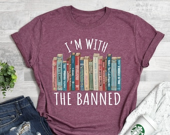 Banned Books T-Shirt: Book Lover Librarian Gift