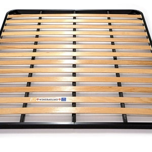 Double slatted bed base: Quality and Comfort for a regenerating sleep image 1