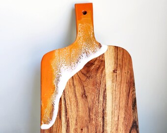 Cheeseboard ~ Orange ~ Handmade