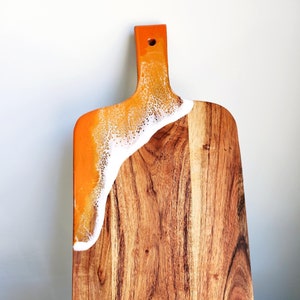 Cheeseboard ~ Orange ~ Handmade