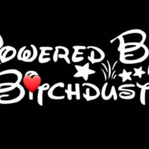 Powered by B@tchdust Vinyl Car Truck Decal