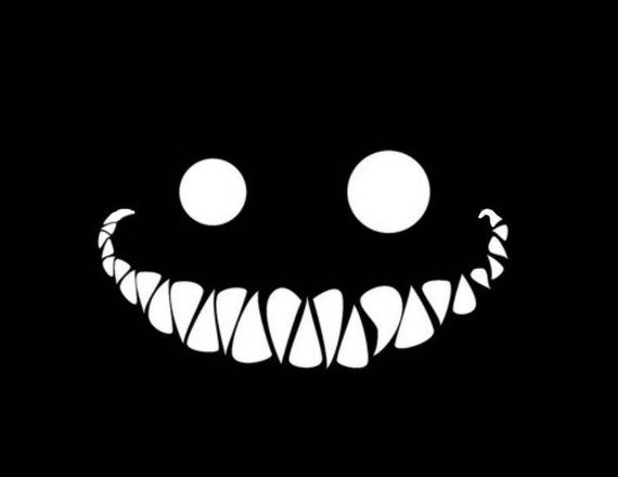 s*u様 VALIEM MONSTER MOUTH SMILEY (WARP / Sticker Creepy Cute Creature Monster with Sharp Teeth Smile