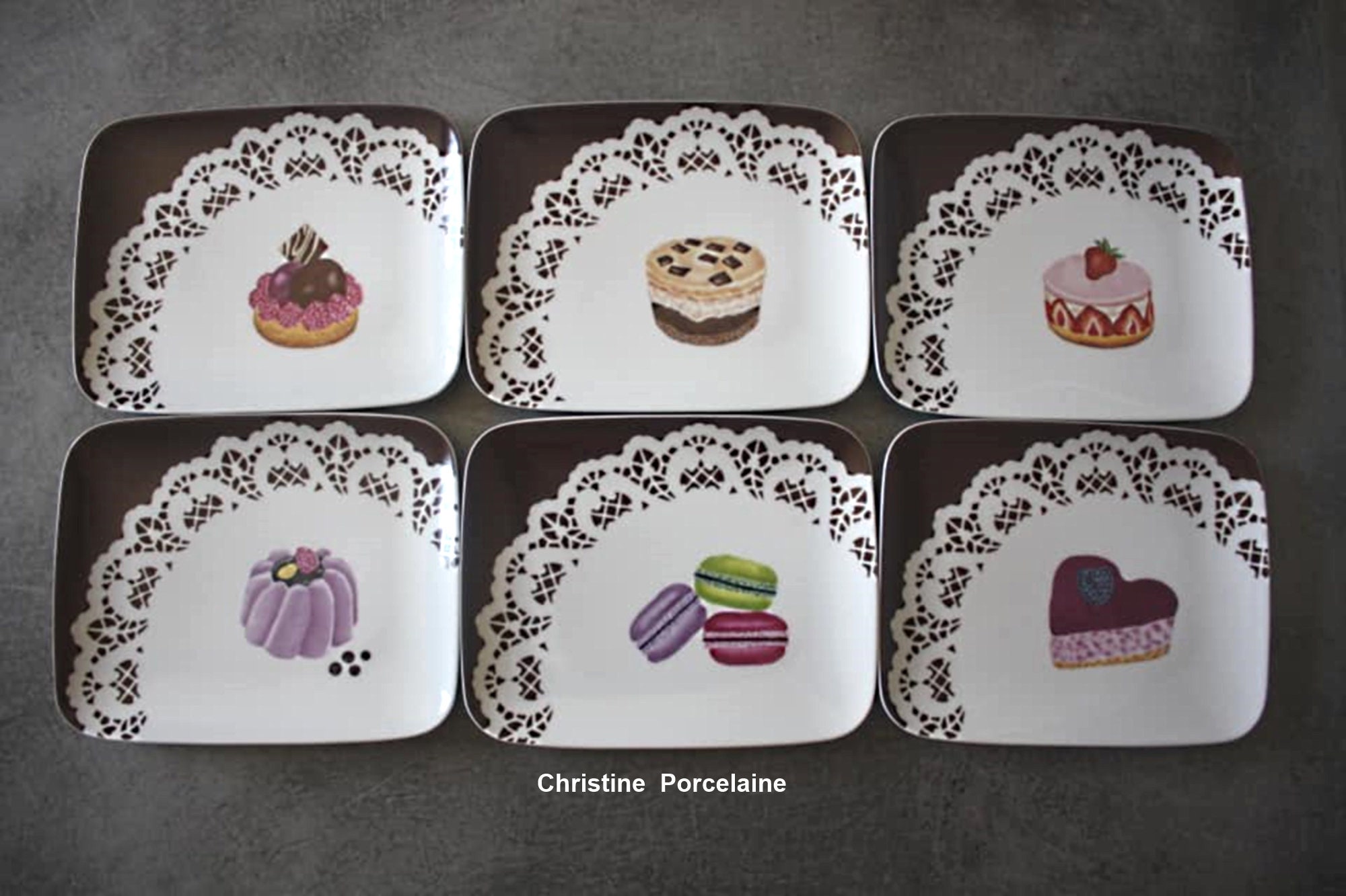 assiettes À dessert