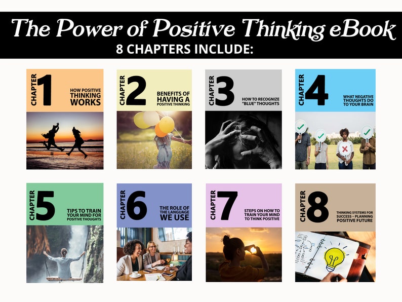 Positive Thinking Journal Fillable PDF Instant Download - Etsy