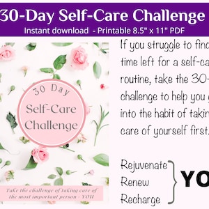 30 Day Self Care Challenge