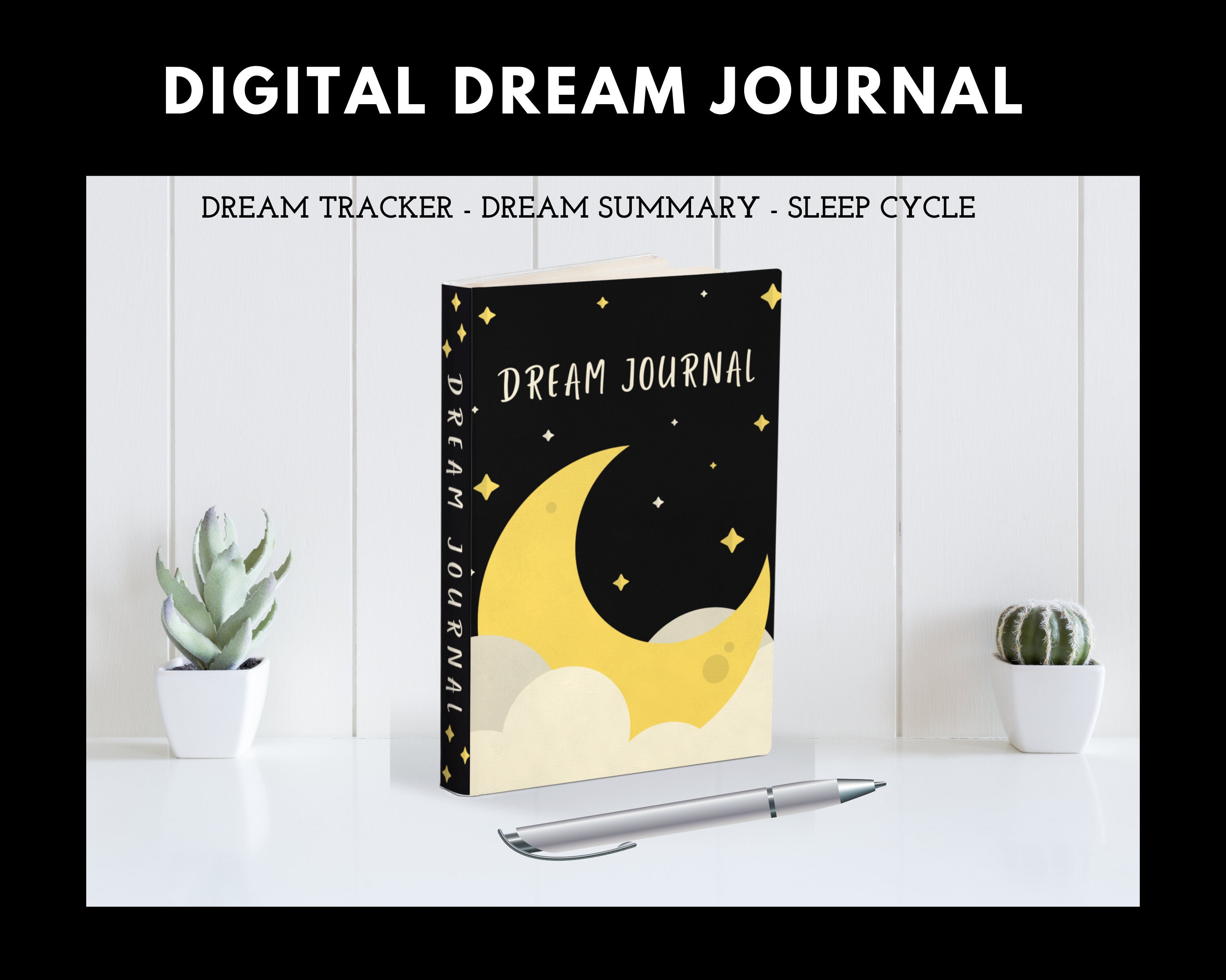 Digital Dream Journal Dream Tracker Sleep Cycle Etsy