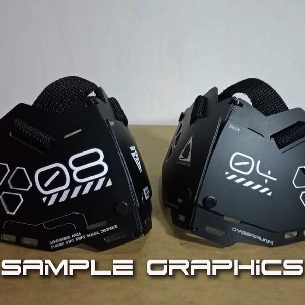 Mask Protector X-08 Graphics Custom