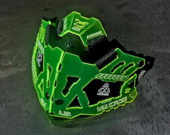 Cyberpunk Techwear Mask Protector : X2 Next Gen Neon Edition