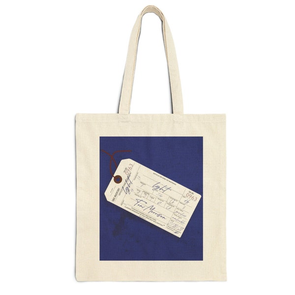 Take Inventory: Toni Morrison Cotton Canvas Tote Bag