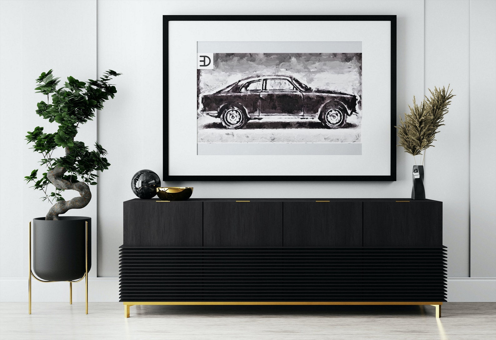 Vintage Classic Printable Wall Art Decor Black and White | Etsy