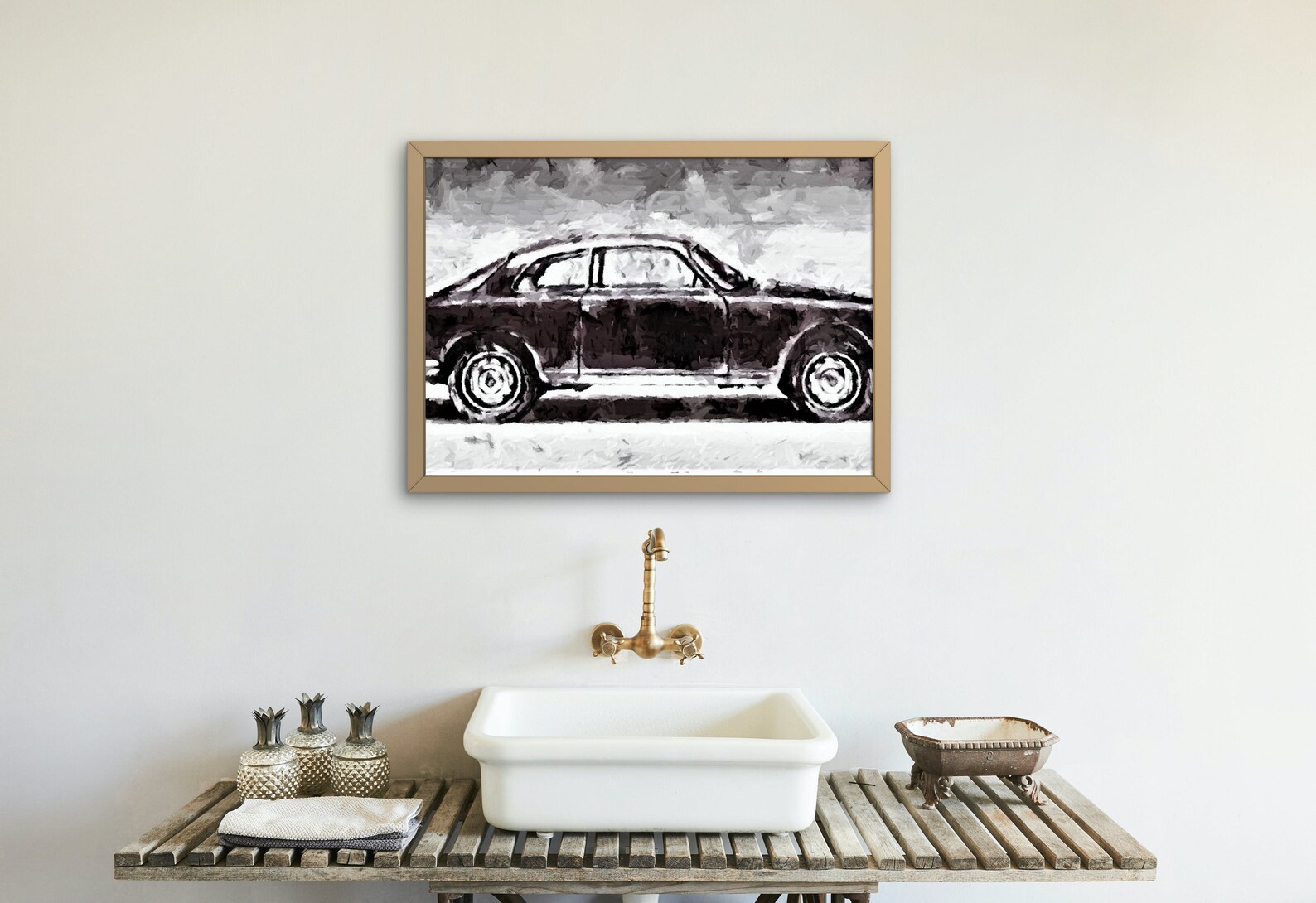 Vintage Classic Printable Wall Art Decor Black and White | Etsy