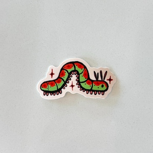Pegatina de oruga