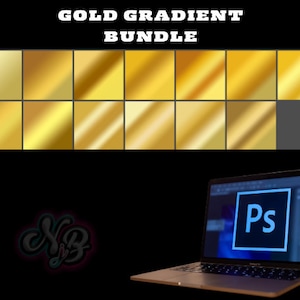 Gold Gradient Bundle | Photoshop Gradient