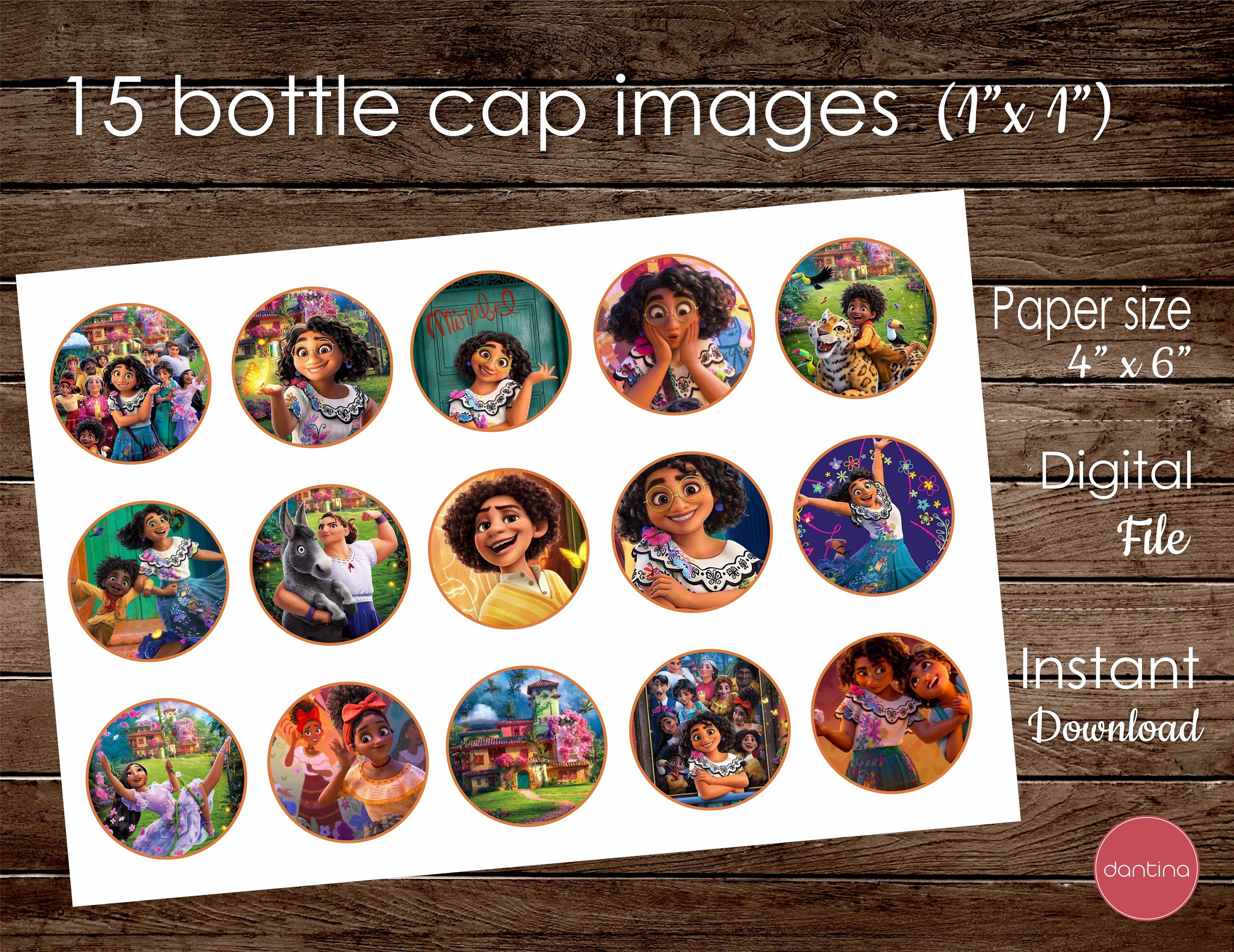 Encanto Bottle Cap Images 1 Inch Printable 4x6 Sheet Etsy