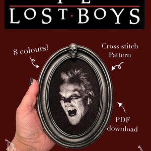 PDF ONLY - The Lost Boys Cross Stitch Pattern, Embroidery Pattern, Gothic Cross Stitch Patterns,  Halloween Embroidery Pattern