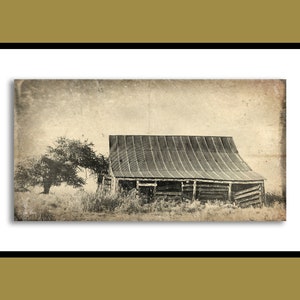 Abandoned old wooden barn in the country photo, One of a kind retro style wall art, Original fine art print by Oklahoma Photographer