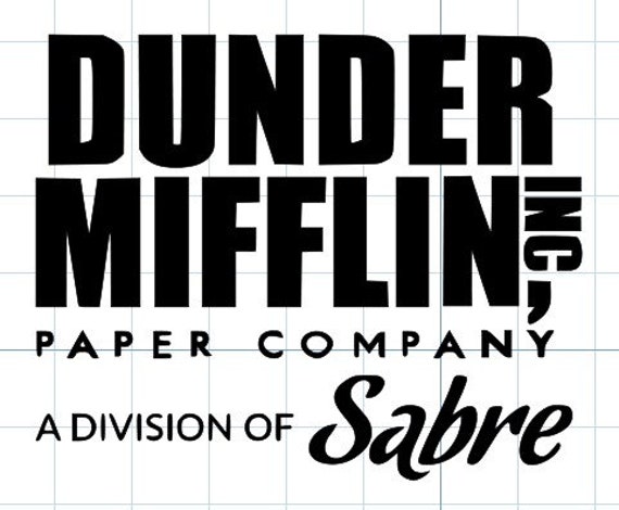 INSTANT DOWNLOAD Dunder Mifflin Logo Svg Jpeg Dxf and Png 