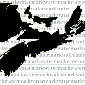 Nova Scotia Canada Map PNG SVG Cricut Silhouette Glowforge