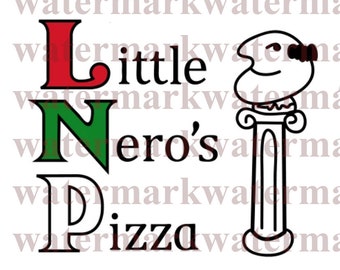 Little Nero's Pizza Home Alone Weihnachten SVG Cricut Silhouette Glowforge
