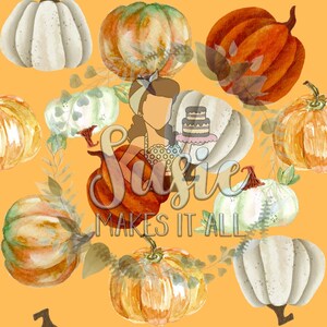 fall pumpkins seamless file