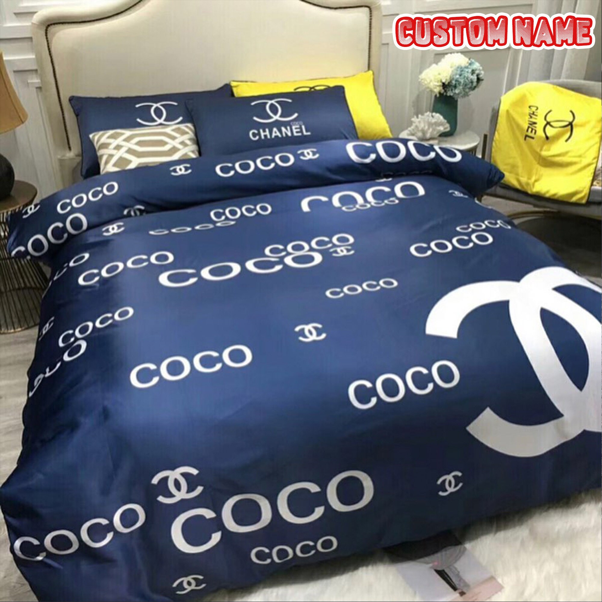 Luxury brand bedding set highend bedding set luxury bedding Etsy