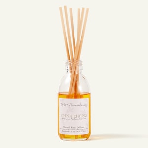 Fresh energy mood diffuser | natural Reed diffuser | home fragrance | energising scent | handmade home gift