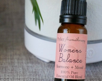 Womens balance 10ml essential oil Blend, menopause gift, stress relief, pure essential oils, hormonal healing
