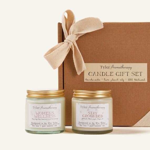 Balance Mood Candle Set | Vegan Aromatherapy Candle | Handmade Essential Oil | Calming Natural Candle | Self Care Gift UK